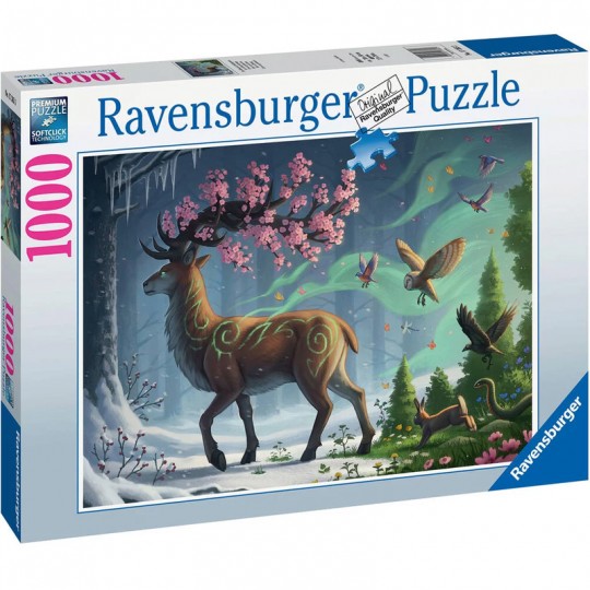 Puzzle 1000 p - Le cerf du printemps Ravensburger - 1