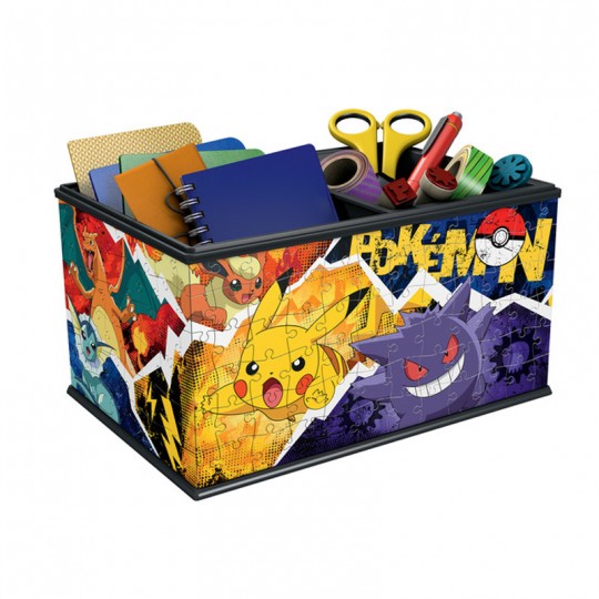 Puzzle 3D Boite de rangement Pokémon - 216 pcs Ravensburger - 1