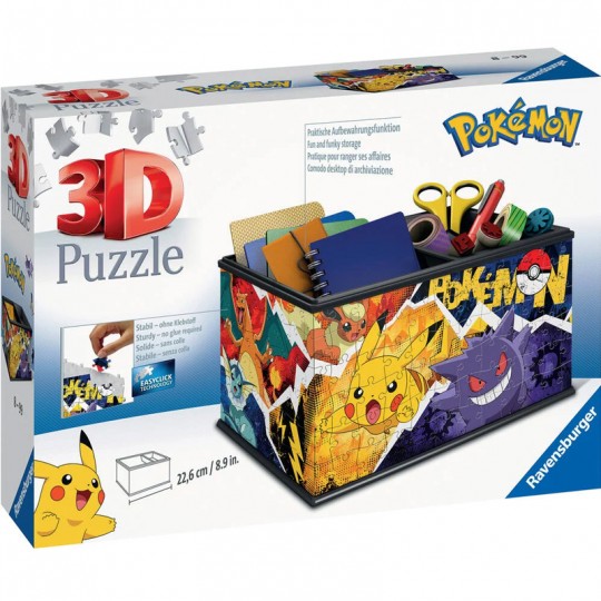 Puzzle 3D Boite de rangement Pokémon - 216 pcs Ravensburger - 2