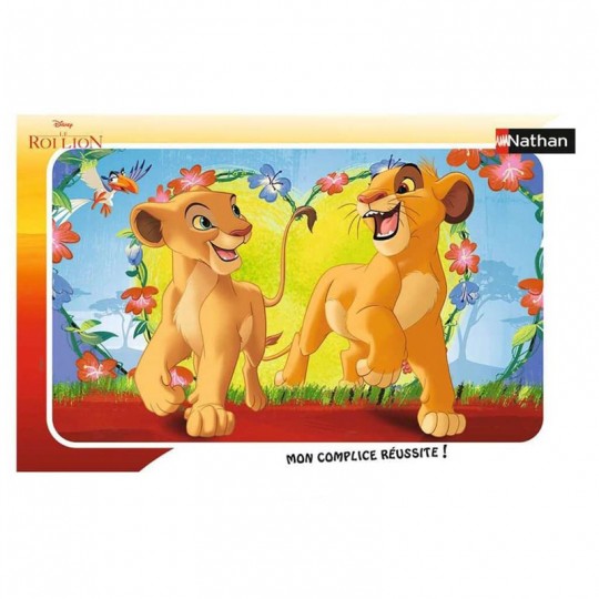 Puzzle cadre 15 p Simba et Nala - Disney Le Roi Lion Nathan - 1
