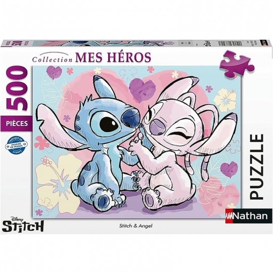 Puzzle 500 p Stitch & Angel - Disney Nathan - 1