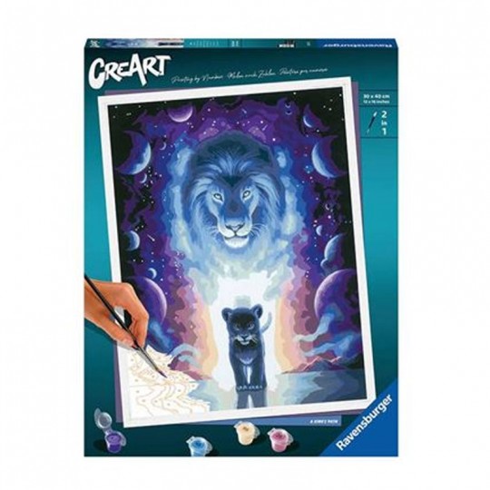 CreArt - 30*40cm - Lion - Jojoesart edition Ravensburger - 1