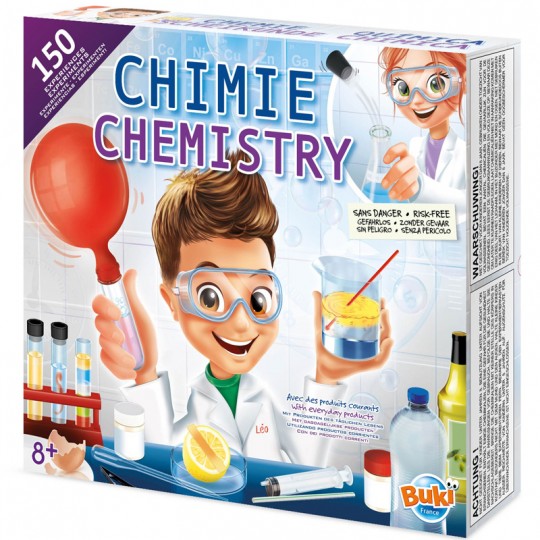 Chimie sans danger - 150 Expériences - Buki Buki France - 2