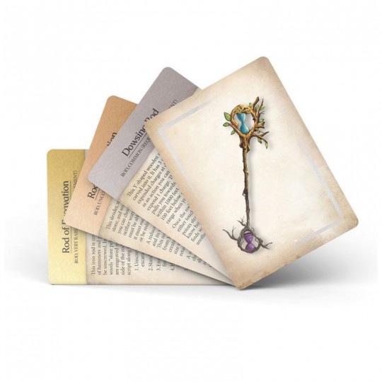 Boite de 50 cartes recueil d'objets magiques Sceptres, bâtons et baguettes (5E) Kobold Erudit - 2