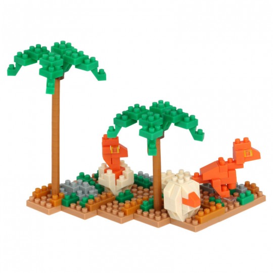 Hatching Tyrannosaurus Rex /  T-Rex en train d'éclore - Mini series NANOBLOCK NANOBLOCK - 1