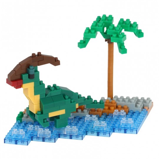 Waterside Parasaurolophus / Parasaurolophus au bord de l'eau - Mini series NANOBLOCK NANOBLOCK - 2