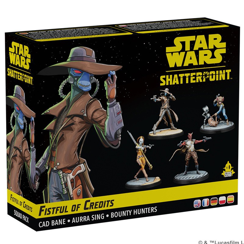 Boite de Star Wars Shatterpoint : Poignées de crédits - Set d'escouade