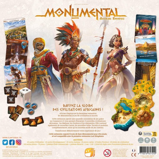 Extension African Empires - Monumental Funforge - 3