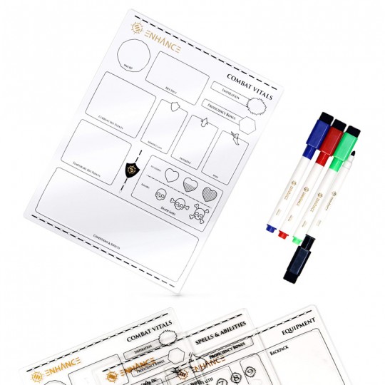 Fiches de personnage acrylique - Enhance ENHANCE - 1