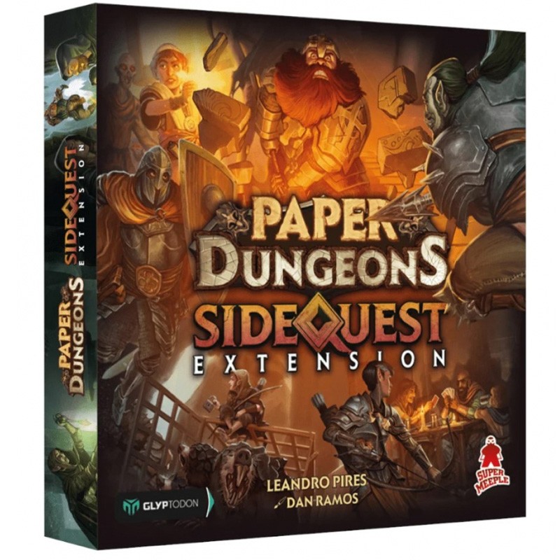 Boite de Paper Dungeons - Extension Side Quest