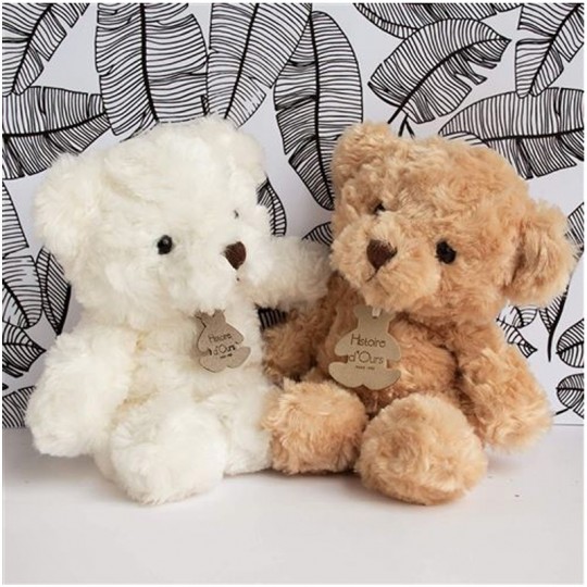Ours en Peluche Blanc 21 cm Histoire d'Ours - 2