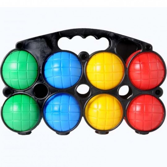 Pétanque 8 boules en plastique avec plateau plastique - HOT Games Hot Games - 1
