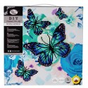 CRYSTAL ART Kit tableau broderie diamant 30x30cm - Papillons Crystal Art - 1 CRYSTAL ART Kit tableau broderie diamant 30x30cm - Papillons Crystal Art - 1