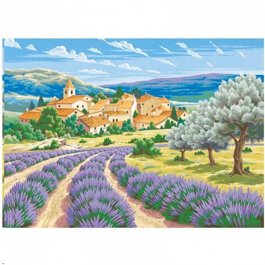 Peinture par Numéros - Lavande en Provence KSG - 2
