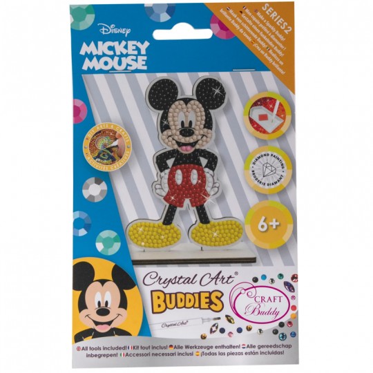 CRYSTAL ART Kit figurine à diamanter Mickey Crystal Art - 1