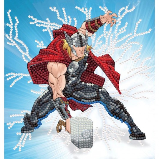 CRYSTAL ART Kit figurine à diamanter Thor Crystal Art - 2