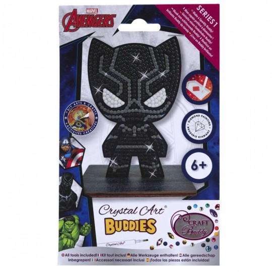 CRYSTAL ART Kit figurine à diamanter Black Panther Crystal Art - 2