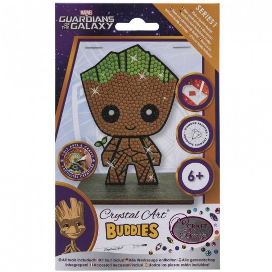 CRYSTAL ART Kit figurine à diamanter Groot Crystal Art - 2