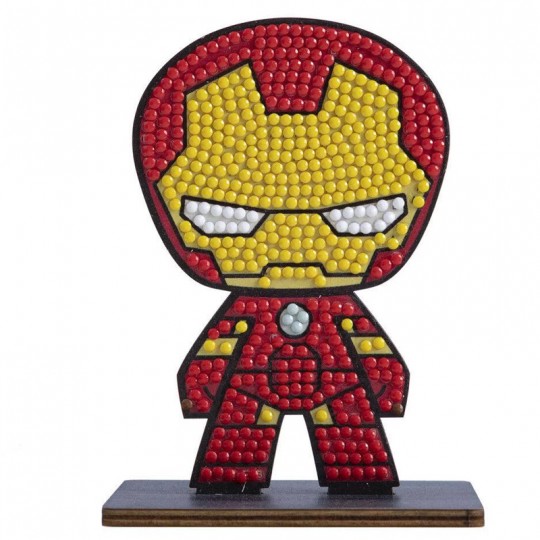 CRYSTAL ART Kit figurine à diamanter Iron Man Crystal Art - 1