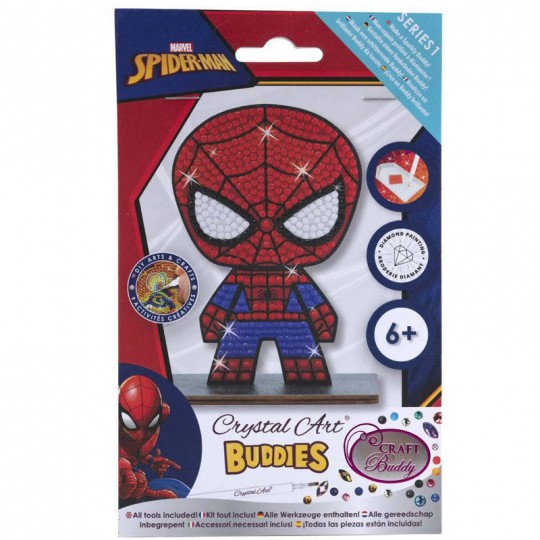 CRYSTAL ART Kit figurine à diamanter Spider-Man Crystal Art - 1