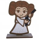 CRYSTAL ART Kit figurine à diamanter Princesse Leia Crystal Art - 1 CRYSTAL ART Kit figurine à diamanter Princesse Leia Crystal Art - 1