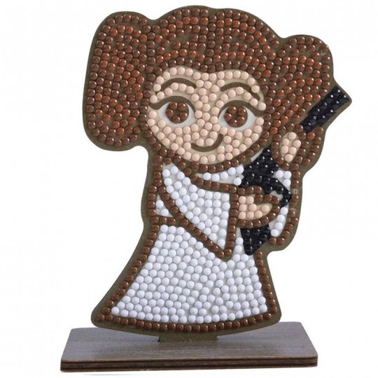 CRYSTAL ART Kit figurine à diamanter Princesse Leia Crystal Art - 1