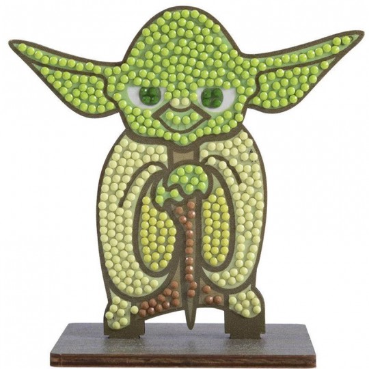 CRYSTAL ART Kit figurine à diamanter Yoda Crystal Art - 1