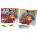 Crystal Art - Kit Tableau Broderie diamant 30 x 30 cm Chevaux Crystal Art - 1 Crystal Art - Kit Tableau Broderie diamant 30 x 30 cm Chevaux Crystal Art - 1