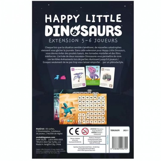 Happy Little Dinosaurs - Extension 5-6 joueurs Tee Turtle - 3