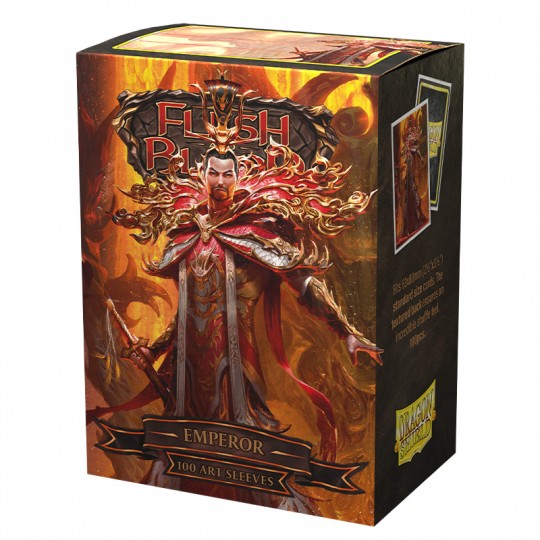 Flesh & Blood Matte Art Emperor Sleeves x 100 Dragon Shield - 1