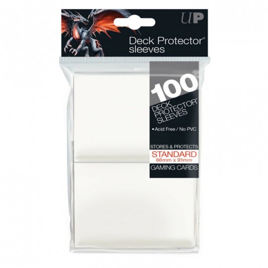 Paquet 100 sleeves Standard Blanc Ultra.PRO - 1