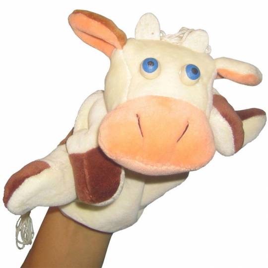 La Vache - Marionnette à main Adulte Puppet World - 1