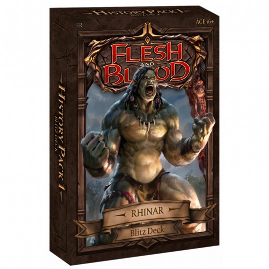 Flesh & Blood : History Pack 1- Blitz Deck Rhinar Legend Story Studios - 1