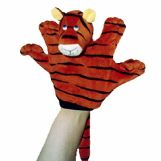 Le Tigre - Marionnette à main Enfant - Puppet World - BCD JEUX