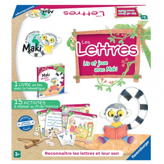 Lis et joue avec Maki - Maki apprends à lire : Les Lettres Ravensburger - 2