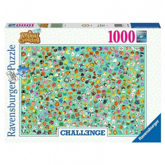 Puzzle 1000 p - Animal Crossing (Challenge Puzzle) Ravensburger - 1