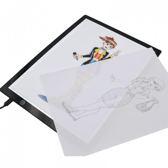 TABLE LUMINEUSE LED GO MANGA A4 - Un jeu Go Manga - Boutique BCD JEUX