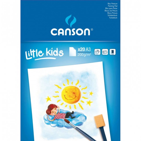 Bloc Canson Little Kids peinture 20 Feuilles A3 200 g Canson - 1