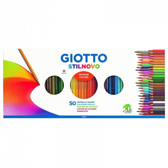 Etui 50 crayons de couleur Giotto Stilnovo Giotto - 1