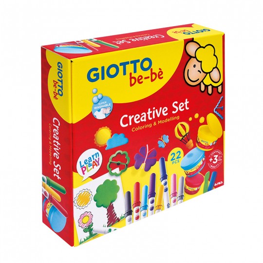 Set Créatif Giotto Be-bé - Coloriage et Modelage Giotto - 1