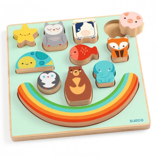 Puzzle 11 pcs Puzz & Boom Rainbow - Djeco Djeco - 3