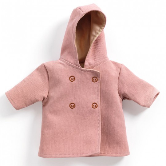 Manteau à capuche Rose Pomea - Djeco Djeco - 1