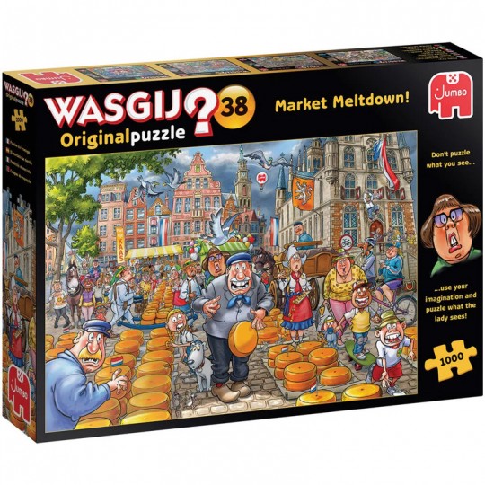 Puzzle 1000 pièces Wasgij original 38 - fondue au fromage Goliath - 1