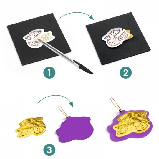 Amulettes métal à créer DIY : Porte-bonheur - Djeco Djeco - 4