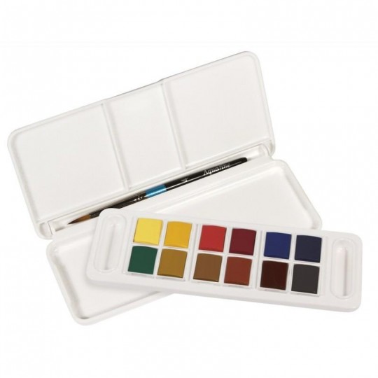 Daler Rowney - Aquafine Aquarelle 12xDemi Godet Set de Voyage Daler Rowney - 1