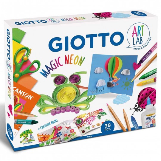Giotto Art Lab - coffret d'activités Magic Neon Giotto - 1