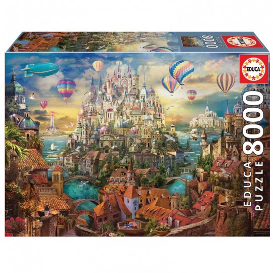 Puzzle 8000 pcs Ville de Rêve - Educa Educa - 1