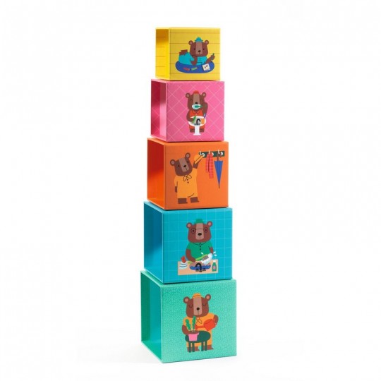Empilable avec figurines TopaniHouse - Djeco Djeco - 1