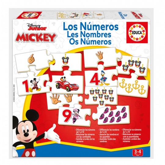 Puzzle les Nombres Mickey and Friends - Educa Educa - 1