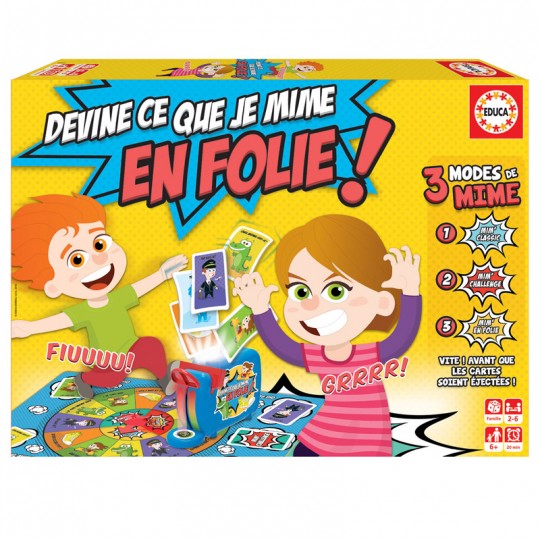 Devine ce que je mime en folie - Educa Educa - 2